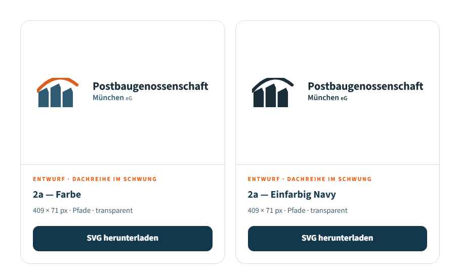 Vorschau der SVG-Export-Seite