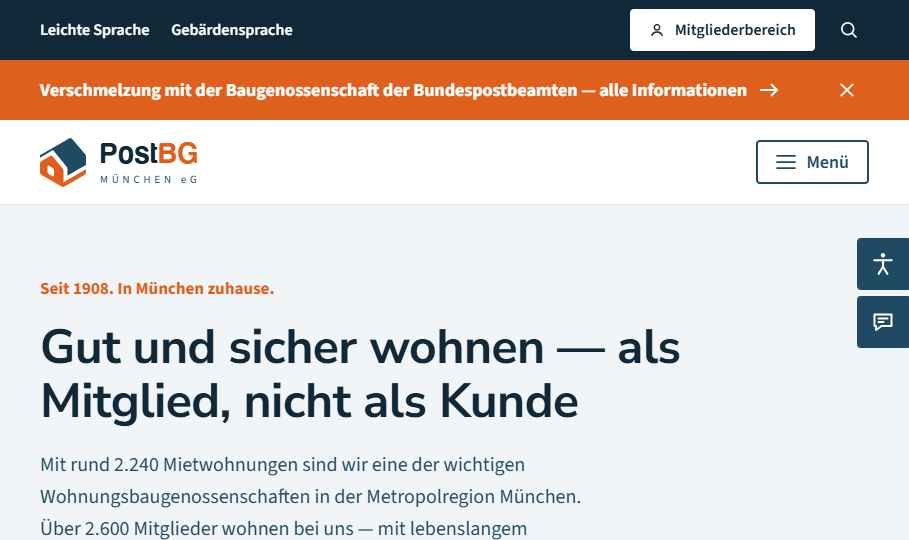 Vorschau der Startseite V3